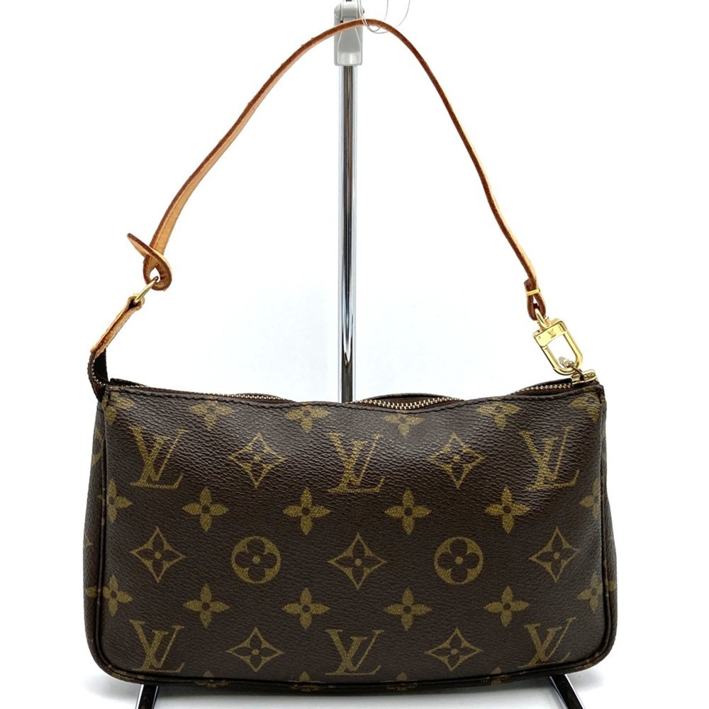 LOUIS VUITTON Brown Monogram Pochette Pouch - Picture 4 of 9